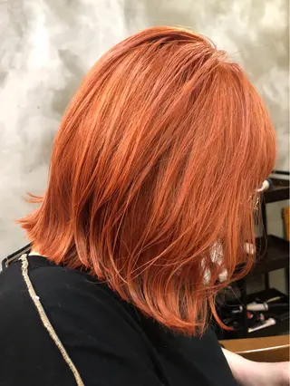 ミディアム カラー enne hair&organic所属・🌟髪質改善メテオ カラーenne🫧のヘアスタイル