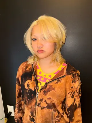 ミディアム カラー @kyoniyy KYONIのヘアスタイル