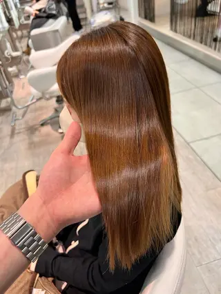 セミロング パーマ 柳澤 和也のヘアスタイル