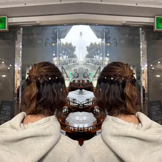 ショート ヘアアレンジ ☻モエカ/ハイトーン アレンジ☻のヘアスタイル