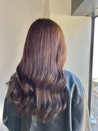 セミロング カラー La fith hair ray 札幌店所属・顔まわり/W カラー/リョウのヘアスタイル