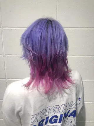 ミディアム カラー ハイトーンカラー ⭐️NAZUNAのヘアスタイル