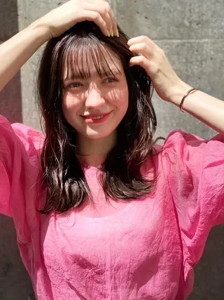 セミロング ICON所属・艶美髪マスター 店長✂︎YUKKEのヘアスタイル