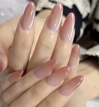 ネイル 長いだし/スカルプ/ パラシェルN.oneのネイルデザイン