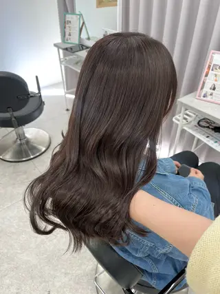 ロング 柔らかオリーブ🌿‬ Himari🌻のヘアスタイル