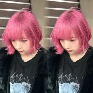 ショート カラー ainya/心斎橋 /ハイトーン/カラーのヘアスタイル