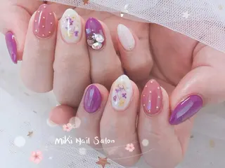 ネイル MiKi Nai池袋 長さだし得意のネイルデザイン