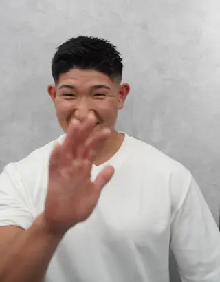 メンズ ショート パーマ特化 スタイリスト石田のヘアスタイル