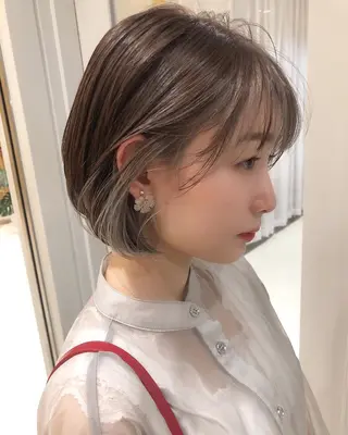 ショート カラー ❤️ダブルカラー 髪質改善❤️SAYAのヘアスタイル