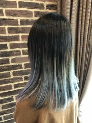 セミロング カラー 高橋 隆一のヘアスタイル