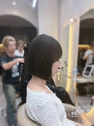 ショート Hello by Sea所属・レイヤー/艶髪/ボブ /くびれ/伊藤　勇司のヘアスタイル