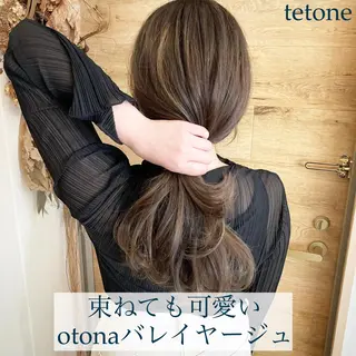 ロング カラー テトネ タカシのヘアスタイル