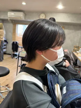 ショート トレンド透明感カラー ☘️大貫 昂涼🐹のヘアスタイル