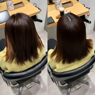 ミディアム 髪質改善ヘアケア 艶髪特化/上田のヘアスタイル