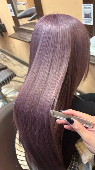 ロング カラー ブリーチカラー🎀 Himariのヘアスタイル