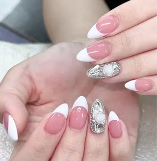 ネイル 長いだし/スカルプ/ パラシェルN.oneのネイルデザイン