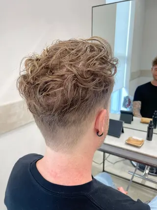 パーマ メンズ 透明感カラー✨艶髪 制作🌱山根あゆみのヘアスタイル