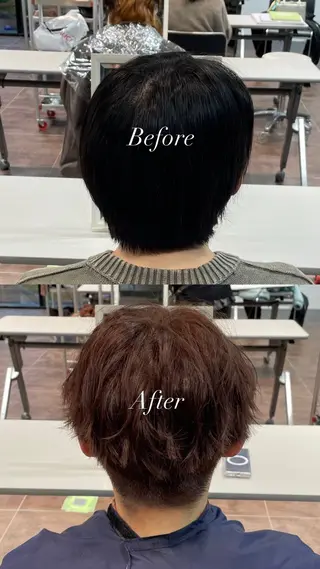 カラー メンズ Little×Ray所属・Ayu🩶 ブリーチモデル募集中のヘアスタイル