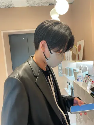 ミディアム メンズ スズキ シオリのヘアスタイル