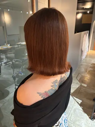 ミディアム Hair ruup Sela design works【ヘアーループセラ】所属・上里 清花のヘアスタイル