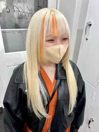 ロング ♱地雷カラー♱ウルフ ♱ 藍衣 ♱のヘアスタイル