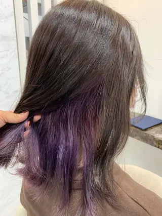 ミディアム in'dexhair U所属・ブリーチ🌈ハイトー ンカラー ✨アニカ✨のヘアスタイル