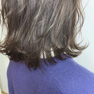 セミロング カラー 🌷L'oeuf 【ﾙﾌ】ホシカワ🌷のヘアスタイル