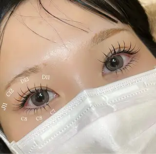 マツエク・マツパ 後藤 奈緒のマツエク・マツパデザイン