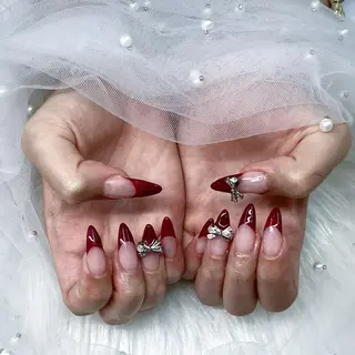 ネイル パーツ全部¥110 サロンミミのネイルデザイン