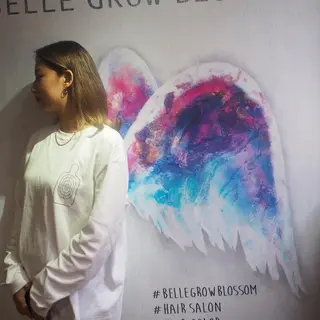 ミディアム カラー 下妻 カラーエクステ難波のヘアスタイル