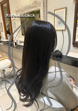 ロング カラー ありむらもえ/ 透明感カラーのヘアスタイル