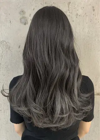 ロング カラー スタジオノル パーマ🌀あやなのヘアスタイル