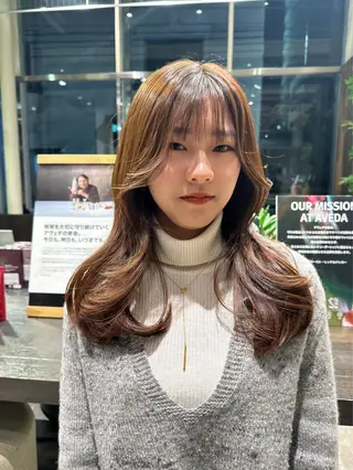 ロング カラー AVEDA Lifestyle Salon & Spa 南青山所属・🌿カットモデル募集 🌿rinonのヘアスタイル