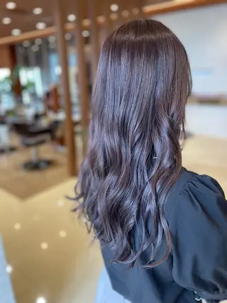 ロング カラー 仙石 愛のヘアスタイル