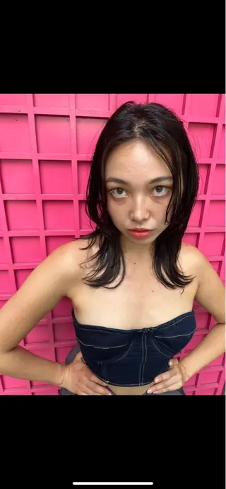 ロング パーマ ROBBY所属・松井美樹/似合わせ ガーリー・韓国のヘアスタイル