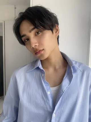 メンズ パーマ メンズ特化🏆 田中滉のヘアスタイル