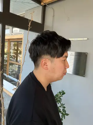 ショート メンズ fulam所属・佐藤悠生/郡山 メンズパーマ.カットのヘアスタイル