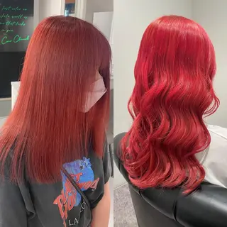 ミディアム カラー ikuma/ ミルクティーのヘアスタイル