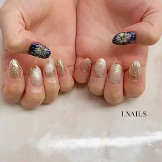 ネイル アイネイルズ所属・早川 梓のネイルデザイン