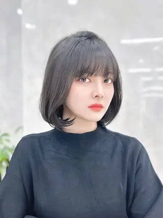 ショート 韓国顔まわり/前髪 /レイヤー/いつきのヘアスタイル