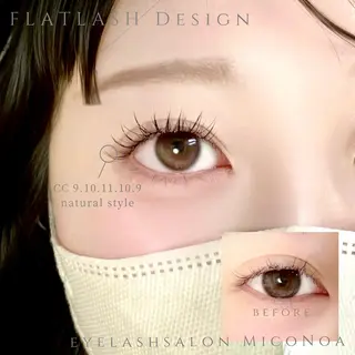 マツエク・マツパ MicoNoa所属・MicoNoa Asamiのマツエク・マツパデザイン