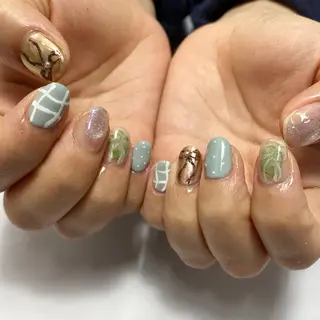 ネイル 草加ニュアンスネイル 🌚hersのネイルデザイン