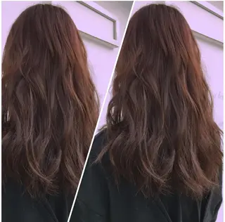 セミロング カラー ﾅﾂﾐ/韓国ヘア/ レイヤーカット🎀のその他イメージ