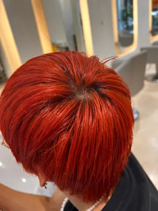 ショート カラー パーマ ヘアアレンジ メンズ キッズ ネイル マツエク・マツパ アイブロウ 堀井 凌平のヘアスタイル