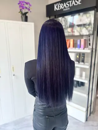 ロング 🫐ブルーラベンダー 髪質改善🫐/MEIのヘアスタイル