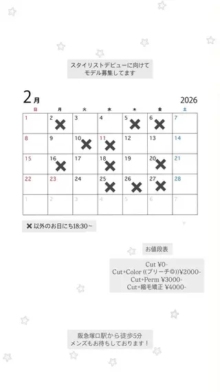 カラー 林 真依のヘアスタイル