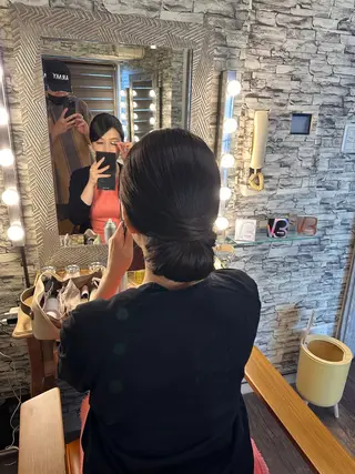 ミディアム ヘアアレンジ hair make  Lucciのヘアスタイル