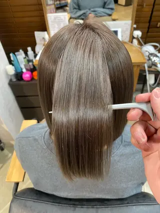 カラー LUCUA 恵比寿所属・ダメージレス縮毛矯正 /カラー/あさみ🌈のヘアスタイル