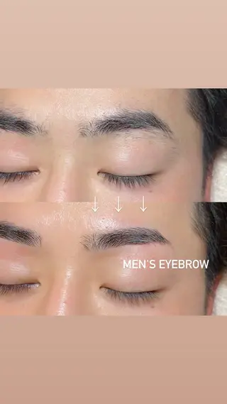 メンズ アイブロウ 恵比寿まつげサロン 🎀🎧Rukaのマツエク・マツパデザイン