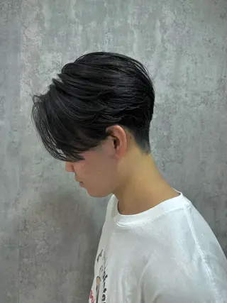 メンズ 髪質改善×白髪ぼかし 美容師✂️武澤龍賀のヘアスタイル